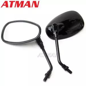 아트만 제트블랙 오토바이 백미러 1조 (10mm 볼트) 오토바이 오토바이백미러