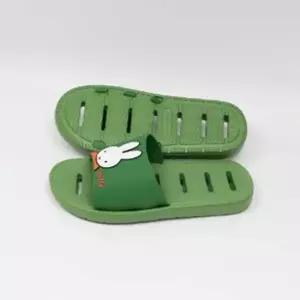 PVC 여성 욕실슬리퍼 토끼장식 가벼운 화장실슬리퍼