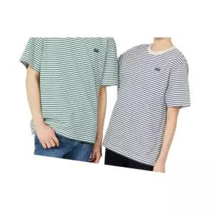 게스 [ON] 유니 세미오버핏 싱글 스트라이프 반팔티 NP2KE407 3343703 235759