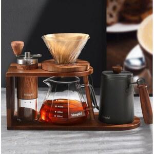 핸드드립 커피추출기 세트 커피그라인더 그라인더와 9종 포트 커피포트