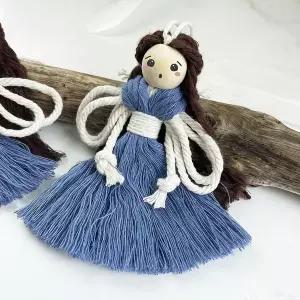 [콩심팥심]천사인형 만들기 DIY 키트 걱정인형 마크라메 단체선물 집콕놀이