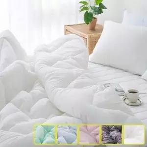 [콩심팥심]핑크 순면 헤일리리 슈퍼싱글 이불베개세트