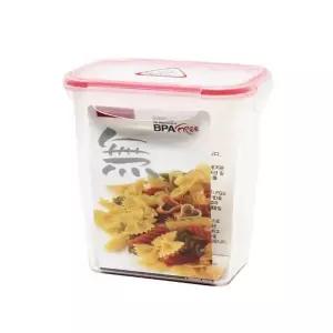 반찬통 1.2L 참좋은 직사각 밀폐용기 투명 위생 소분 신선보관