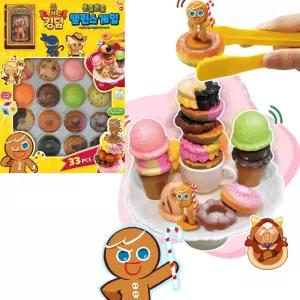 유아 주사위 아이스크림 도넛 쌓기 균형 놀이 장난감 아동완구 스택킹 모양만들기