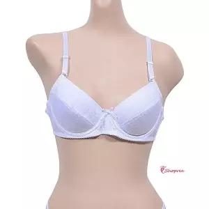 크리비아 코튼 항취 주니어 와이어 3/4컵 노몰드 속옷 초등 브라 A컵 스포츠 학생 청소년 여아 어린이e