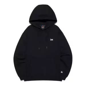 [LEE] 스몰 트위치 로고 후드 티셔츠 블랙 LE2503HD02BK 896520
