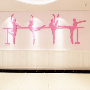 발레바 우드 발레 다기능 파이프 스탠딩 이단 수평 학원 2단 단층 연습대 발레봉