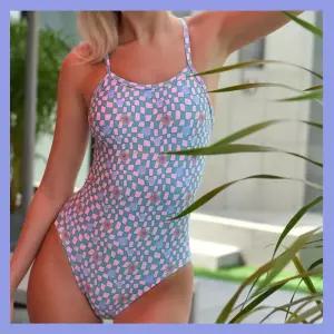 예쁜수영복 강습 고급 브랜드 모노키니 민트핑크 체커보드 데이지 플라워 귀여운수영복 벚꽃
