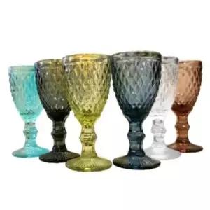 소주잔선물 예쁜술잔 유리 6컬러 소주잔 세트