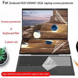 asus 호환 Zenbook DUO 14 2026 컴퓨터 화면 보호기 14인치 UX8407A 노트북 프라이버시 필름 키보드 액세서