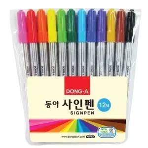 WL 동아)싸인펜 12색세트