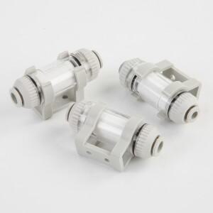 ZFC 공압 진공 필터 인라인 탈착식 섬유 요소 공기 흡입 컵 ZFC100 파이프라인용