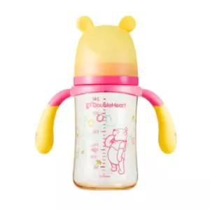 더블하트 디즈니 유아 추빨대 컵 자기주도 푸 240ml BNA