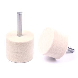 양모휠 양모추페파 양털 페파 광약 빠우 6 19 25 32 38 50 mm 스덴광 스텐 연마 추페이퍼 융 마무리 광택 융 샌딩 드릴용 추지석