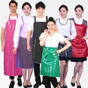 방수 앞치마 우레탄 비닐 투명 PU 주방 수산시장 물 김장 H형 양면 단면 업소