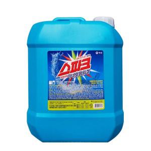 스파크 미네랄 파워겔 13L 대용량 액체세제 세탁세제 말통 물비누