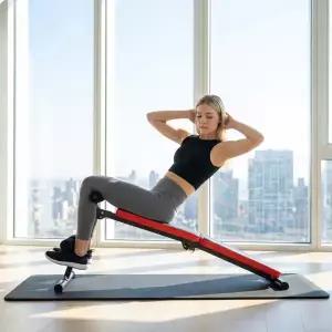 [반석스포츠] 블랙로즈싯업(접이식) 윗몸일으키기 기구 접이식 싯업