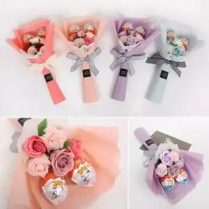 킨더조이꽃다발, 유치원꽃다발, 졸업식 꽃다발, 비누꽃