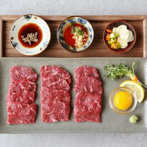 [현덕축산] 마장동 국내산 육사시미 육회 300g (육회소스 판매)