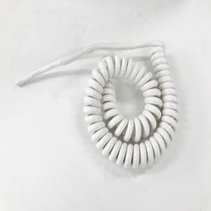 스프링코드 VCTF 1.25SQ x 2C 백색 5m (말린길이 70cm)