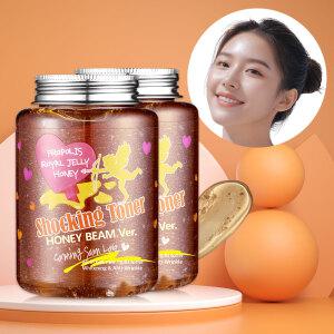 [라벨영]스킨+로션+에센스를 하나로 쇼킹토너 꿀광버전 2개/보습+영양+광채(250ml 대용량)