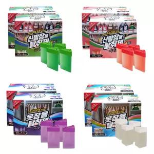 산도깨비 신발장탈취제 (65g 4개입X2개) / 탈취제 모음 / 옷장용 신발장용 4종