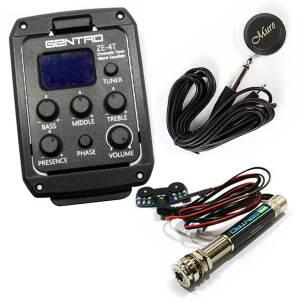 [미친가격]EQ외부 어쿠스틱기타 픽업 뮤레 통기타 장착픽업 개조없이EQ장착 앰프 연결