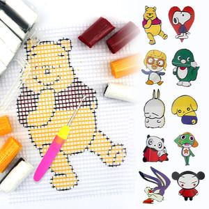 캐릭터 스킬 자수 도안 바늘 실 세트 취미 만들기 DIY 겨울 실내 어린이 태교 어르신 집중력 놀이