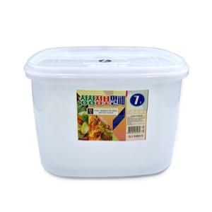 주방이모 레전드 백색/적색밀폐 업소용 밀폐용기 양념통 싱싱점보 8호-13호