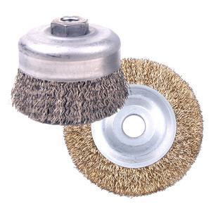 국산 브러쉬 모음전 컵 반컵 평 카본 서스 스텐 녹제거 철솔 연마 탁상 그라인더 원형 와이어 브러시 4인치 6인치 8인치