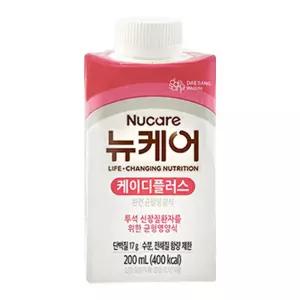 뉴케어 케이디 플러스 200ml 30캔 투석 환자용 균형 영양식 식사대용 단백질 D