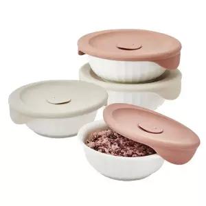 [락앤락] 바로한끼 도자기 밥용기 355ml 2개 X 2SET (총 4개)