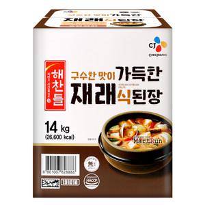 CJ 해찬들 구수한 맛이 가득한 재래식 된장 14kg
