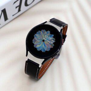 [발렌티노루디] VRG117-BK 갤럭시워치 4 전용 프리미엄 가죽밴드 스트랩 20mm