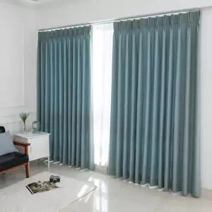 [텐바이텐]이너스 늘밤 맞춤 나비주름 암막커튼 민트 181-250cm_(2859411)