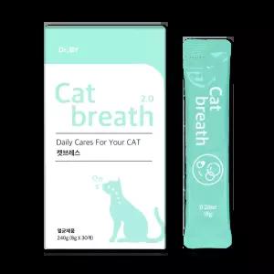 닥터바이 캣브레스 고양이 기침 재채기 기관지 협착증 호흡기 특허소재 영양제