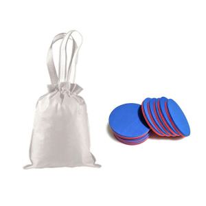 di EVA 원형색판뒤집기 12cm / 50개입 둥근색판쌓기놀이 원형딱지 색뒤집기판 운동회단체게임 둥근판뒤집기