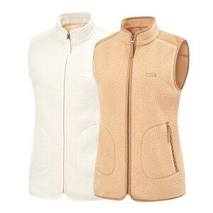 [콜핑] 퍼스댑 여 KSV7594W 보온성 여성 겨울 폴라 후리스 부클 등산 조끼