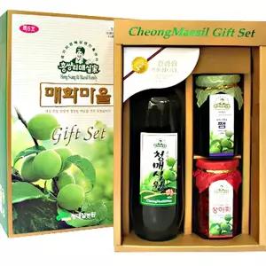 매화마을 특6호 / 홍쌍리 청매실원+쨈+장아찌 / 매화마을선물세트특6호 매실원액 매실청 청매실농원