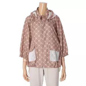 [롯데백화점]몬테밀라노 나염 망사후드 라글란 점퍼 QM306J1649