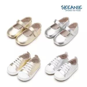 [트래드후스](센텀시티점)[SKEANIE] 스키니슈즈 해밀턴 스니커즈 벨라 메리제인 골드/실버 걸음마신발 ...