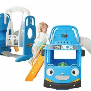 [eTV]NEW 타요 프리미엄 버스미끄럼틀+연결그네