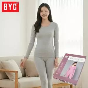 BYC 여성 줄리엣 내복상하세트 얇은순면 간절기 성인내의 부모님 할머니 환절기