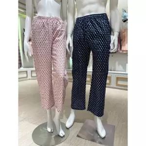 [와코루](대전신세계)사계절 쭉~면+레이온 요루 마름모나염 커플 실내복겸 잠옷 바지 세트(WPA365MP+WPA...