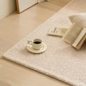 [텐바이텐]블랑 먼지없는 사계절 단모 샤기 카페트 물세탁 거실러그