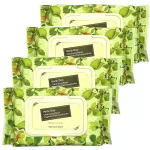 1+1+1+1 더페이스샵 허브데이 클렌징 티슈70매(4개)