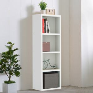 베르데 오각 400 4단 공간박스 미니 틈새 낮은 책장