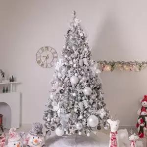 [텐바이텐]크리스마스 스노우 트리 풀세트 화이트앵글스타 250cm 양면