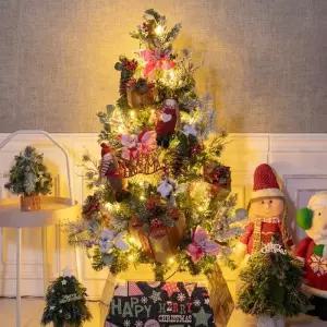 [텐바이텐]크리스마스 트리 장식 풀세트 스노우프렌즈 PVC 120cm 양면