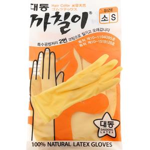 대동 까칠이 천연 라텍스장갑 미용장갑 아이보리 소(S)